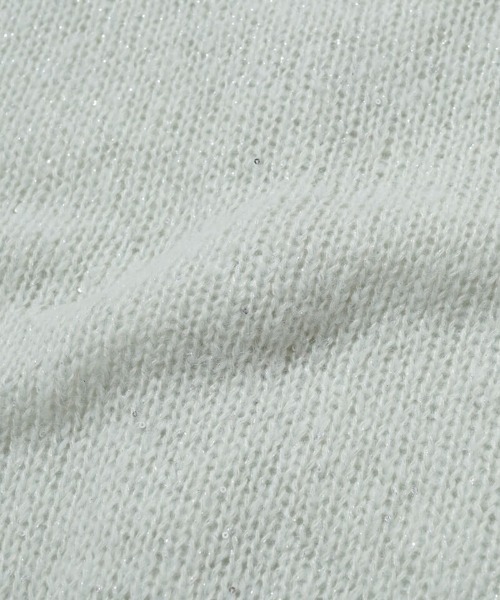 flower(フラワー)の「スパンコールニットカーディガン(ニット/セーター・レディース・ミント/ピンクベージュ/ホワイト・FREE)」の11枚目の写真