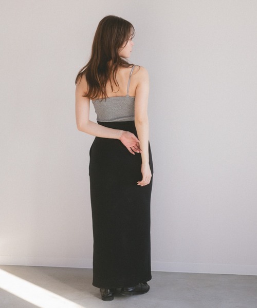 ECREL（エクレール）の「ハイウエストタイトスカート（スカート・レディース・ブラック/アイボリー・FREE）」の21枚目の写真