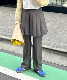 Alley by w closet | 【Alley/SETアイテム】プリーツミニスカート+パンツ(スラックス)