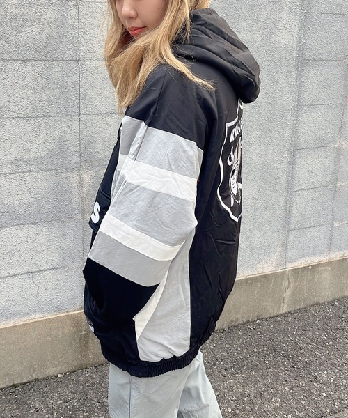 sevens(セブンズ)の「【sevens】切り替えアノラックパーカー(パーカー・レディース・グレー/ブルー/グリーン・FREE)」の13枚目の写真