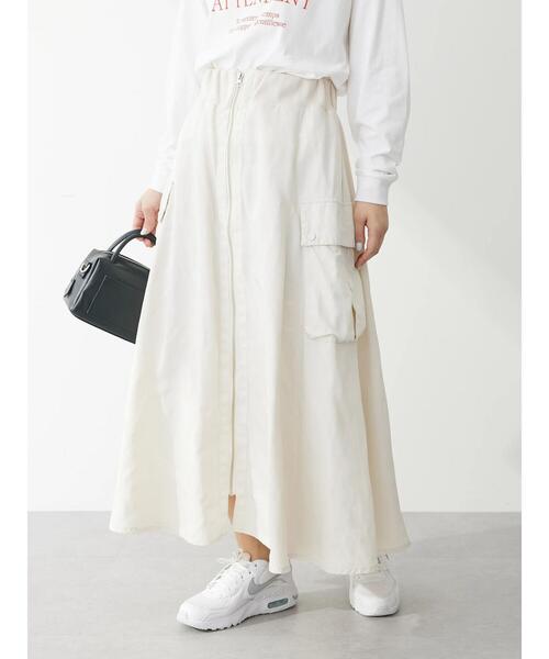 Sugar spoon（シュガースプーン）の「・SUGAR　SPOON　ミリタリーフレアスカート（スカート・レディース・アイボリー/ブラック/カーキ・FREE）」の22枚目の写真