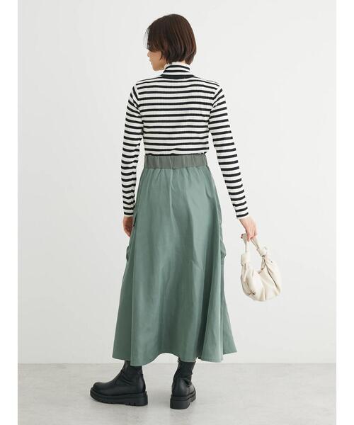 Sugar spoon（シュガースプーン）の「・SUGAR　SPOON　ミリタリーフレアスカート（スカート・レディース・アイボリー/ブラック/カーキ・FREE）」の10枚目の写真