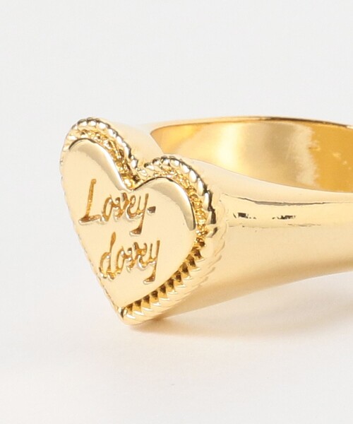 Ray BEAMS(レイビームス)の「Lovey Dovey リング(リング・レディース・シルバー/ゴールド・ONE SIZE)」の10枚目の写真