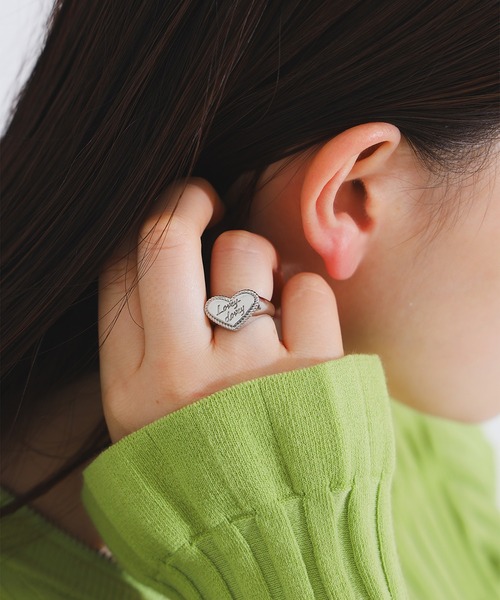 Ray BEAMS(レイビームス)の「Lovey Dovey リング(リング・レディース・シルバー/ゴールド・ONE SIZE)」の3枚目の写真
