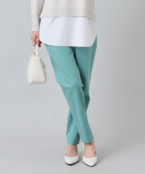 UNTITLED（アンタイトル）の「◆【ストレッチあり/ウエスト後ろゴム仕様】ツイルスティックパンツ（その他パンツ・レディース・オフホワイト/イエロー/ネイビー/グリーン・00/01/02/03/04/42/44/46/48/50）」の16枚目の写真