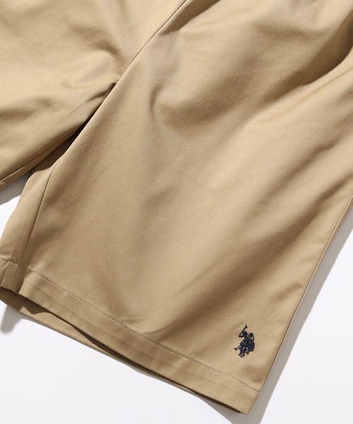 U.S. POLO ASSN.（ユーエスポロアッスン）の「【U.S. POLO ASSN./ユーエスポロアッスン】 ダブルホースマン刺繍 TCツイル イージーショートパンツ（その他パンツ・メンズ・ブラック/ダークグリーン/ベージュ/ネイビー・LL/L/M）」の17枚目の写真