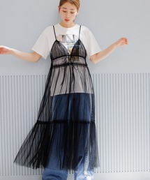 LAKOLE | チュールキャミワンピース / 102233(ワンピース)