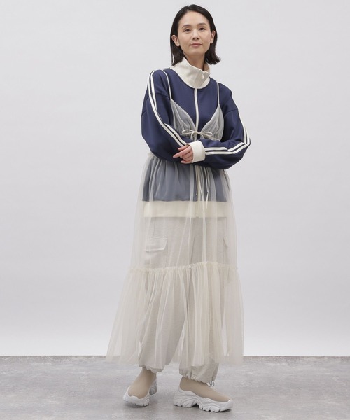 LAKOLE(ラコレ)の「チュールキャミワンピース / 102233(ワンピース・レディース・チャコールグレー/ライトブルー/アイボリー/ブラック/ライトグレー/その他1/その他9・SMALL/MEDIUM/FREE)」の20枚目の写真