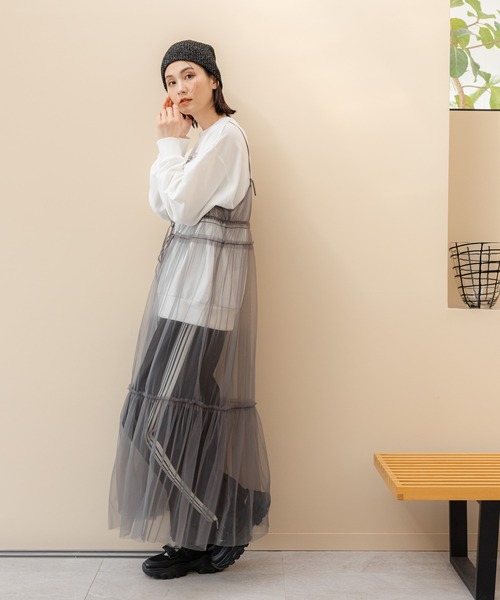 美品 ♡Curensology♡ ラナボクシーワンピース チャコールグレー 美品 ♡Curensology♡ ラナボクシーワンピース チャコールグレー