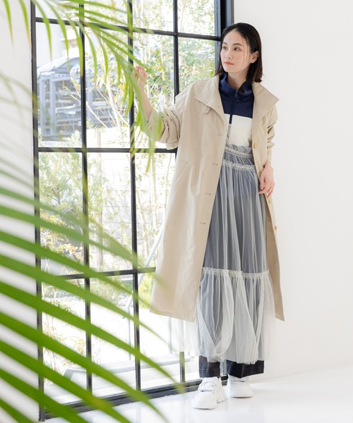 LAKOLE(ラコレ)の「チュールキャミワンピース / 102233(ワンピース・レディース・チャコールグレー/ライトブルー/アイボリー/ブラック/ライトグレー/その他1/その他9・SMALL/MEDIUM/FREE)」の9枚目の写真