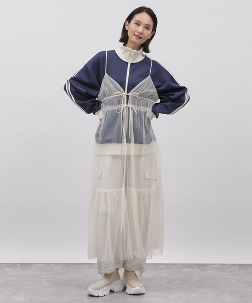 LAKOLE(ラコレ)の「チュールキャミワンピース / 102233(ワンピース・レディース・チャコールグレー/ライトブルー/アイボリー/ブラック/ライトグレー/その他1/その他9・SMALL/MEDIUM/FREE)」の19枚目の写真