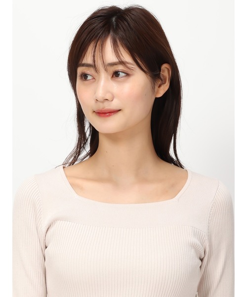 MISCH MASCH(ミッシュマッシュ)の「フラワーニットドッキングワンピース/MM417406(ワンピース・レディース・ブルー/ベージュ・S/M)」の10枚目の写真