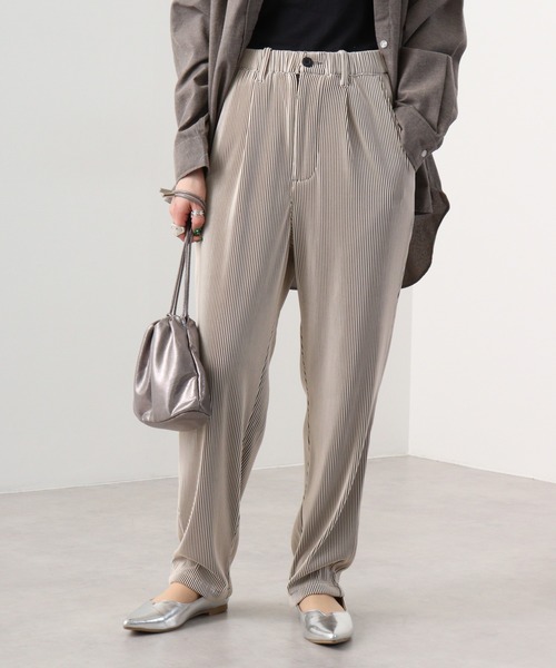 Pleated mode easy pants / プリーツイージーパンツ（その他パンツ）｜EVOLUTION（エボリューション）