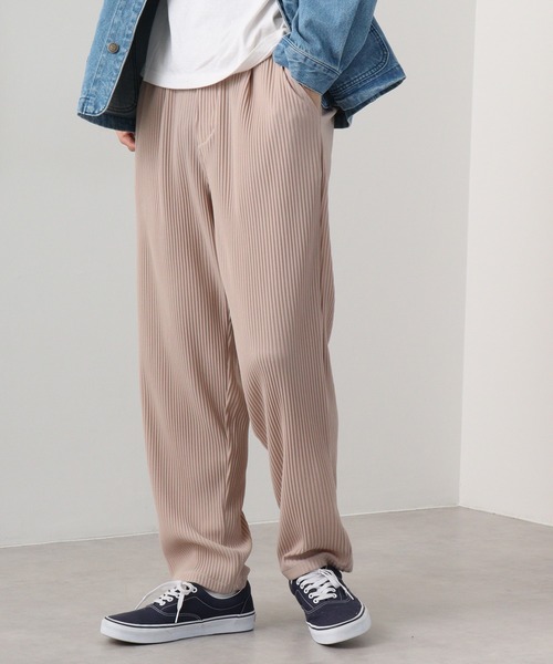 EVOLUTION（エボリューション）の「Pleated mode easy pants / プリーツイージーパンツ unisex（その他パンツ・メンズ・ベージュ/ブラウン/ブラック/アイボリー・XL/M/L）」の15枚目の写真