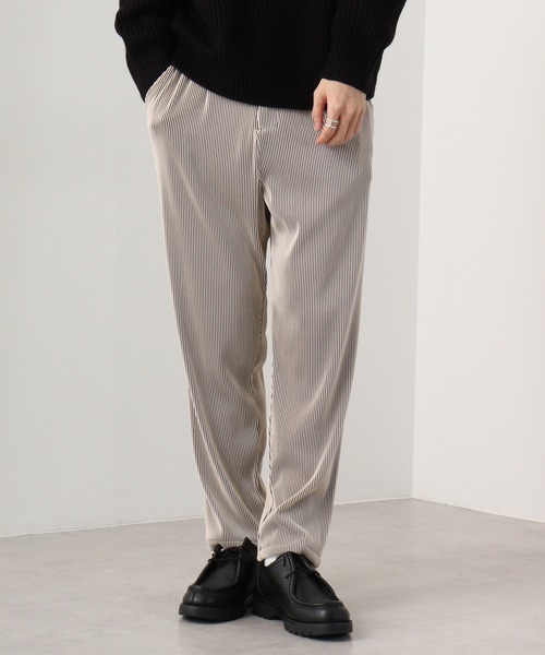 EVOLUTION（エボリューション）の「Pleated mode easy pants / プリーツイージーパンツ unisex（その他パンツ・メンズ・ベージュ/ブラウン/ブラック/アイボリー・XL/M/L）」の5枚目の写真