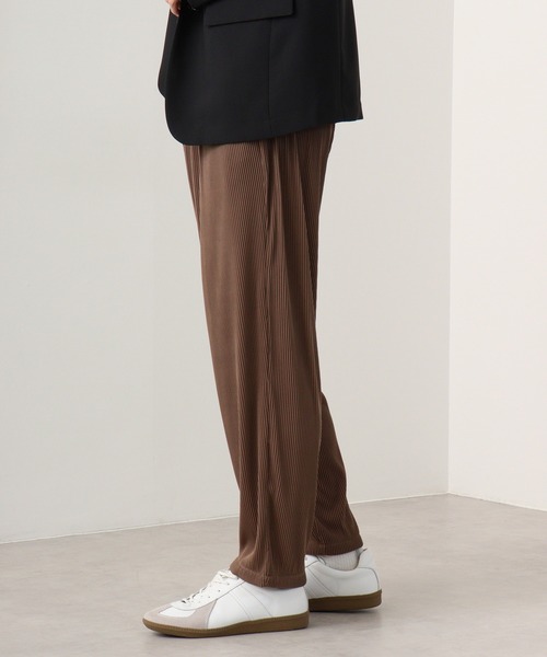 EVOLUTION（エボリューション）の「Pleated mode easy pants / プリーツイージーパンツ unisex（その他パンツ・メンズ・ベージュ/ブラウン/ブラック/アイボリー・XL/M/L）」の11枚目の写真