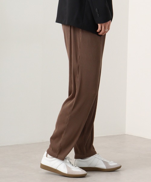 EVOLUTION（エボリューション）の「Pleated mode easy pants / プリーツイージーパンツ unisex（その他パンツ・メンズ・ベージュ/ブラウン/ブラック/アイボリー・XL/M/L）」の13枚目の写真
