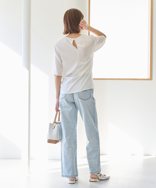 【極美品】 yanuk ヤヌーク LILITH デニム ワイドストレート 大人気 YANUK 2025新作 裾上げ無料 ヤヌーク リリス LILITH ワイド