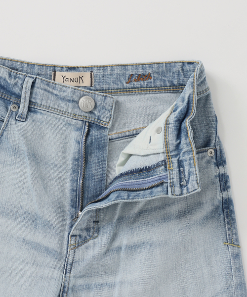 YANUK/ヤヌーク】別注 LILITH ワイドストレートデニム（デニム
