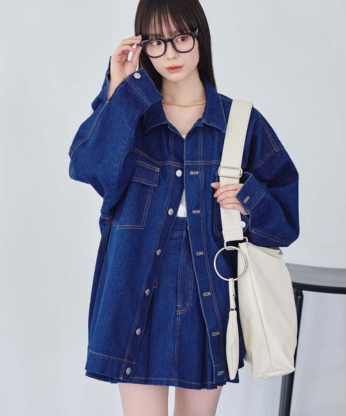 NICE CLAUP LIMMSE デニムカバーオール セール】【LIMMSE】デニムカバーオール（デニムジャケット