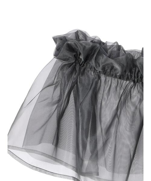 Green Parks(グリーンパークス)の「マルチway チュールベルト(ベルト・レディース・アイボリー/チャコールグレー・FREE)」の13枚目の写真