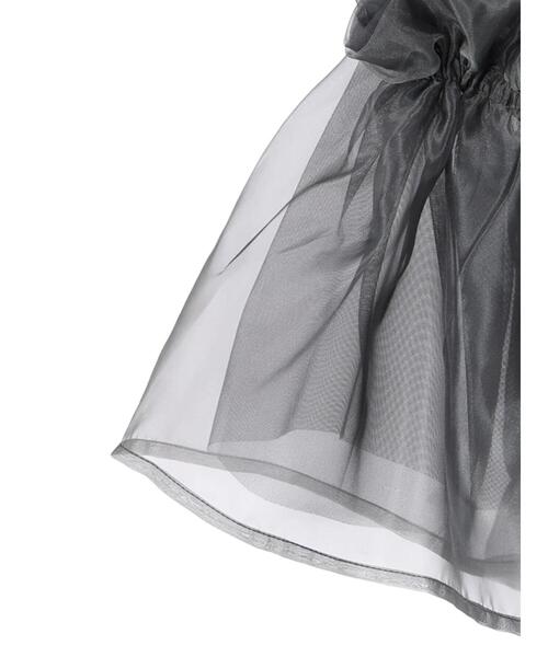 Green Parks(グリーンパークス)の「マルチway チュールベルト(ベルト・レディース・アイボリー/チャコールグレー・FREE)」の14枚目の写真