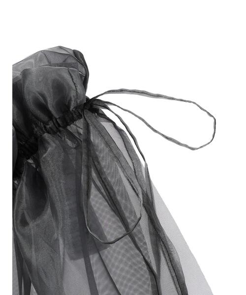 Green Parks(グリーンパークス)の「マルチway チュールベルト(ベルト・レディース・アイボリー/チャコールグレー・FREE)」の16枚目の写真