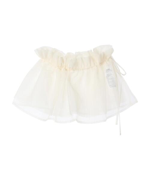 Green Parks(グリーンパークス)の「マルチway チュールベルト(ベルト・レディース・アイボリー/チャコールグレー・FREE)」の19枚目の写真