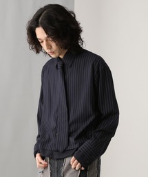 HARE | ストライプキリカエネクタイシャツ(HARE)(シャツ/ブラウス)