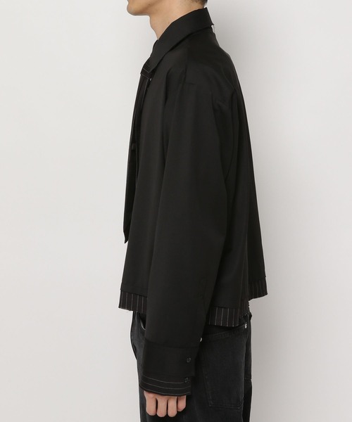 HARE（ハレ）の「ストライプキリカエネクタイシャツ(HARE)（シャツ/ブラウス・メンズ・ネイビー/グレー/ブラック・FREE）」の15枚目の写真