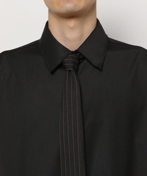 HARE（ハレ）の「ストライプキリカエネクタイシャツ(HARE)（シャツ/ブラウス・メンズ・ネイビー/グレー/ブラック・FREE）」の17枚目の写真