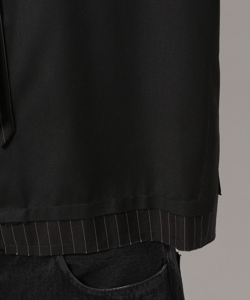 HARE（ハレ）の「ストライプキリカエネクタイシャツ(HARE)（シャツ/ブラウス・メンズ・ネイビー/グレー/ブラック・FREE）」の19枚目の写真