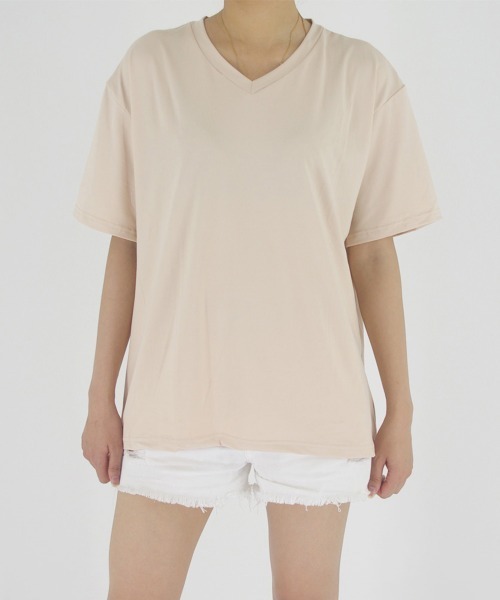 Miniministore(ミニミニストア)の「tシャツ レディース 半袖 カジュアル(Tシャツ/カットソー・レディース・ブラウン系1/ピンク系3/ピンク系2/ピンク系1/ブラック系2/ホワイト系2/ブラック系1/ピンク系4/ベージュ系1/ホワイト系1/ブラウン系2/ベージュ系2・FREE)」の16枚目の写真