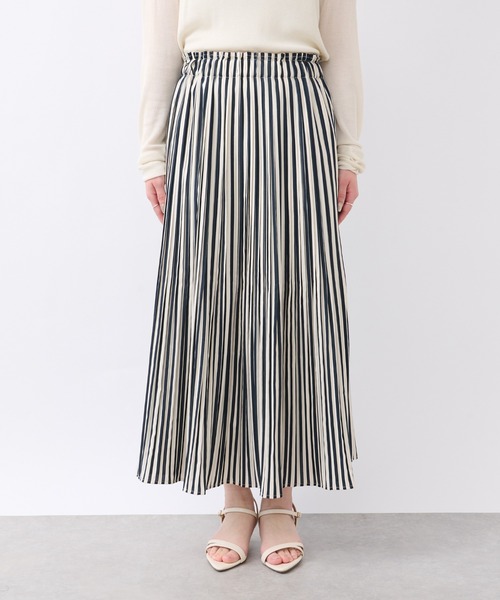 un dix cors（アンディコール）の「柄プリーツスカート（スカート・レディース・ブラック/ネイビー・FREE）」の22枚目の写真