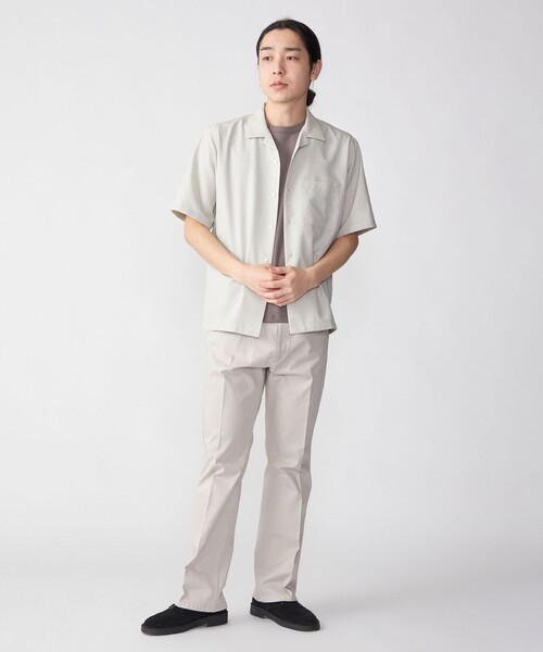 セール】SHIPS: MADE IN JAPAN Reflax(R) ドライタッチ オープンカラー