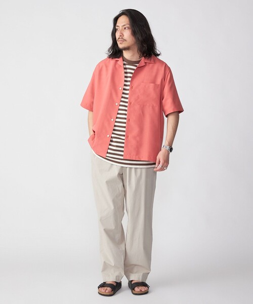 SHIPS(シップス)の「SHIPS: MADE IN JAPAN Reflax(R) ドライタッチ オープンカラー シャツ(シャツ/ブラウス・メンズ・レッド/ダークグレー/ライトグレー/ブラック/コバルトブルー・SMALL/MEDIUM/LARGE/X-LARGE)」の16枚目の写真