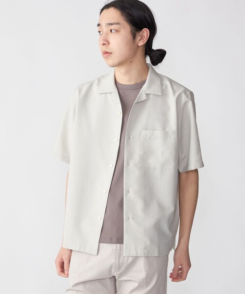 SHIPS(シップス)の「SHIPS: MADE IN JAPAN Reflax(R) ドライタッチ オープンカラー シャツ(シャツ/ブラウス・メンズ・レッド/ダークグレー/ライトグレー/ブラック/コバルトブルー・SMALL/MEDIUM/LARGE/X-LARGE)」の17枚目の写真