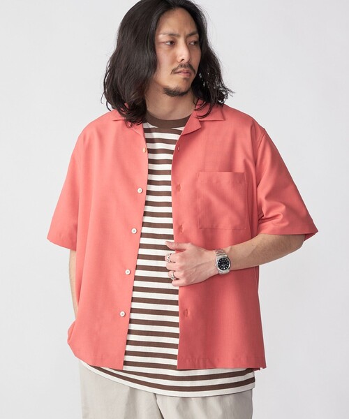 SHIPS(シップス)の「SHIPS: MADE IN JAPAN Reflax(R) ドライタッチ オープンカラー シャツ(シャツ/ブラウス・メンズ・レッド/ダークグレー/ライトグレー/ブラック/コバルトブルー・SMALL/MEDIUM/LARGE/X-LARGE)」の22枚目の写真