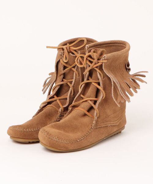 Minnetonka(ミネトンカ)の「【W】【it】【IW3】【ミネトンカ MINNETONKA】ランパー アンクル ブーツ(ブーツ・レディース・グレー/ベージュ系その他/ブラウン系その他・US5)」の3枚目の写真