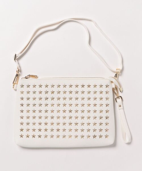 RiNc （リンク）の「【 GLAM JAM / グラムジャム 】 HOSHIスタッズ クラッチバッグ（クラッチバッグ・レディース・ブラック/サックスブルー/ブルー/カモフラージュ/ホワイト/ブルー系その他/グレー系カモフラージュ/ブラック系その他/ブラック×シルバー/ブルー系その他2/レッド/グリーン系カモフラージュ/ピンク/サックスブルー系/ホワイト×ゴールド・FREE）」の3枚目の写真