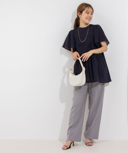 CHRISTIAN VILLA（クリスチャンヴィラ）の「【CHRISTIAN VILLA/クリスチャンヴィラ】ハーフムーンワンハンドルショルダーバッグ（ショルダーバッグ・レディース・ベージュ/ホワイト・FREE）」の13枚目の写真