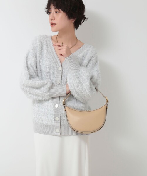 CHRISTIAN VILLA（クリスチャンヴィラ）の「【CHRISTIAN VILLA/クリスチャンヴィラ】ハーフムーンワンハンドルショルダーバッグ（ショルダーバッグ・レディース・ベージュ/ホワイト・FREE）」の19枚目の写真