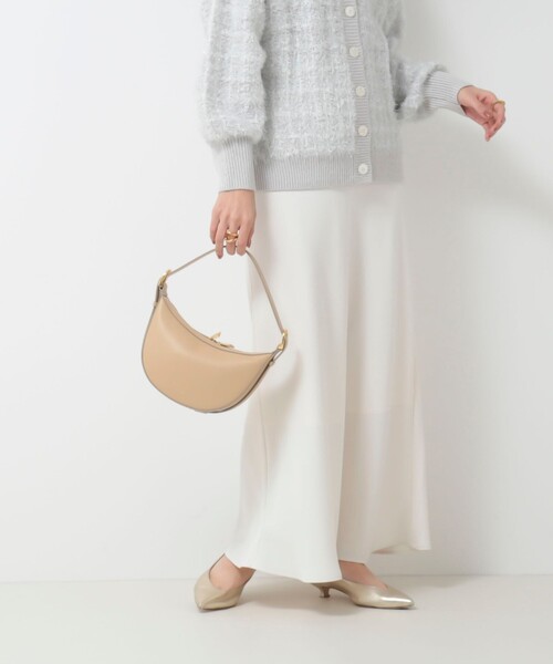 CHRISTIAN VILLA（クリスチャンヴィラ）の「【CHRISTIAN VILLA/クリスチャンヴィラ】ハーフムーンワンハンドルショルダーバッグ（ショルダーバッグ・レディース・ベージュ/ホワイト・FREE）」の22枚目の写真