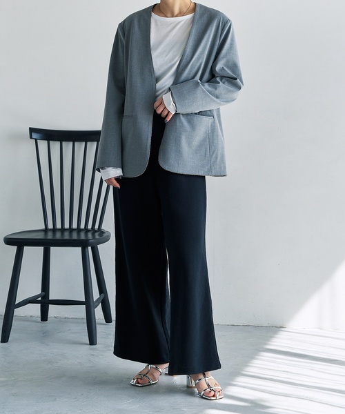 LE TALON（ルタロン）の「5cmダブルTストラップサンダル（サンダル・レディース・ベージュ/ラベンダー/ブラック系その他/シルバー・X-SMALL/SMALL/MEDIUM/LARGE/X-LARGE）」の21枚目の写真