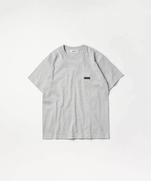 meltum(メルタム)の「RUBBER TAG TEE S/S(Tシャツ/カットソー・メンズ・グレー/チャコールグレー/ブラック/ネイビー/ホワイト・X-LARGE/LARGE/MEDIUM/SMALL/XX-LARGE)」の4枚目の写真