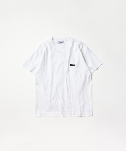 meltum(メルタム)の「RUBBER TAG TEE S/S(Tシャツ/カットソー・メンズ・グレー/チャコールグレー/ブラック/ネイビー/ホワイト・X-LARGE/LARGE/MEDIUM/SMALL/XX-LARGE)」の1枚目の写真