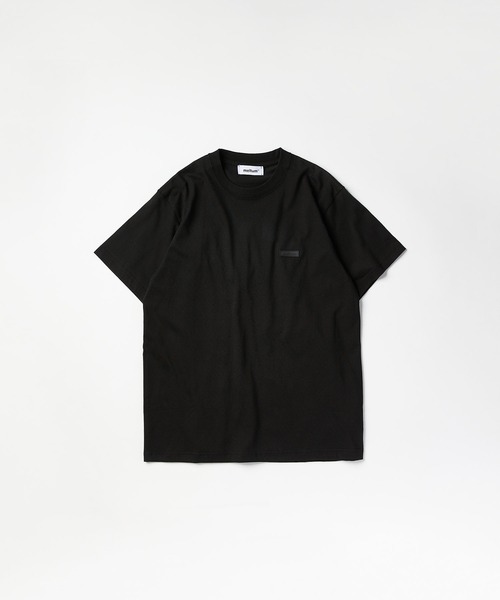 meltum(メルタム)の「RUBBER TAG TEE S/S(Tシャツ/カットソー・メンズ・グレー/チャコールグレー/ブラック/ネイビー/ホワイト・X-LARGE/LARGE/MEDIUM/SMALL/XX-LARGE)」の2枚目の写真