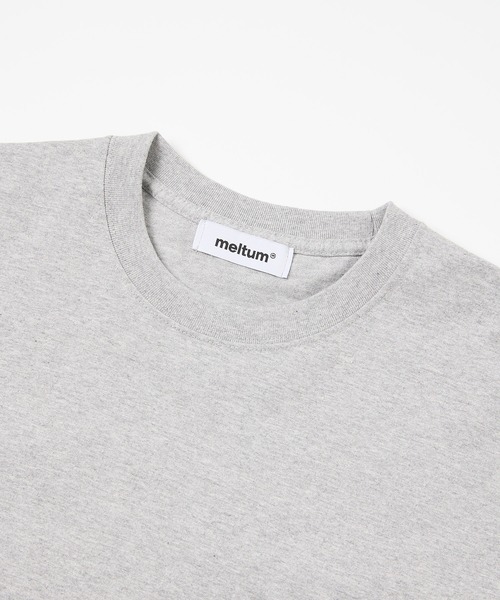 meltum(メルタム)の「RUBBER TAG TEE S/S(Tシャツ/カットソー・メンズ・グレー/チャコールグレー/ブラック/ネイビー/ホワイト・X-LARGE/LARGE/MEDIUM/SMALL/XX-LARGE)」の9枚目の写真