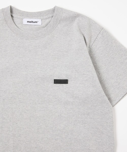 meltum(メルタム)の「RUBBER TAG TEE S/S(Tシャツ/カットソー・メンズ・グレー/チャコールグレー/ブラック/ネイビー/ホワイト・X-LARGE/LARGE/MEDIUM/SMALL/XX-LARGE)」の6枚目の写真