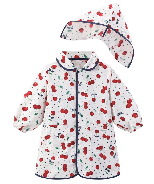 combimini(コンビミニ)の「はっ水ナイロン レインコート(レインコート/ポンチョ・キッズ・サックスブルー/クリーム/ピンク/ライトピンク/ミント/ライトグレー/ライトブルー/ベージュ/レッド/ネイビー・S(80-90)/M(100-110)/L(120-130))」の10枚目の写真